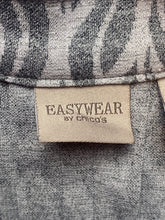 Load image into Gallery viewer, Easywear By Chicos Jacket Womens 3 Extra Large Gray Snaps Spandex Flutter Sleeve