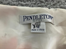 Load image into Gallery viewer, Pendleton Skirt Womens 18 (37x22) Colorful AOP Flower Artsy Boho Linen Petites