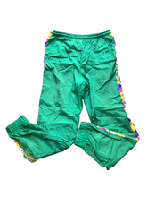 Load image into Gallery viewer, VTG Duffel Pants Women Small (31x29.5) Kelly Green Jogger Active Fruit