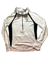 Load image into Gallery viewer, Victorias Secret PINK Jacket Women Medium Black White Ultimate Thumbhole 1/2 Zip