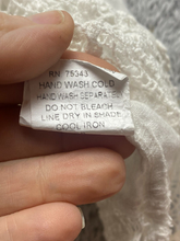 Load image into Gallery viewer, Laura Bianchi Shirt Womens Small White Tank Lace Trim Italy Boho Linen Lady