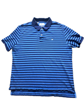 Load image into Gallery viewer, Southern Tide Shirt Adult Extra Large Blue Classic Fit Preppy Striped Fish Mens