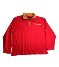 Load image into Gallery viewer, Browning Sweatshirt Adult Large Red 1/4 Zip Outdoor Sweater Deer Head Mens