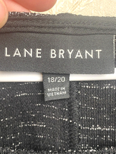 Load image into Gallery viewer, Lane Bryant Dress Womens 18/20 Black Hi Low Textured Fit Flare Rayon Lagenlook