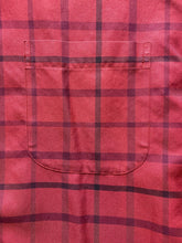 Load image into Gallery viewer, Brooks Brothers Shirt Adult Large Maroon Checkered Button Down Long Sleeve Mens