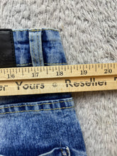 Load image into Gallery viewer, Southpole Shorts Adult 36x11 Blue Denim Slim Fit Baggy Spandex Stretch Mens