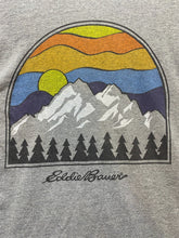Load image into Gallery viewer, Eddie Bauer Shirt Adult Extra Large Gray Colorful Sunset Art Artsy Mountain Mens