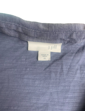 Load image into Gallery viewer, J Jill Shirt Womens Extra Large Lavender Lagenlook Button Up Oversized Blouse