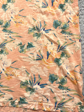 Load image into Gallery viewer, Fresh Produce Dress Womens Small Peach Cut Out AOP Flower Boho Summer Sample USA
