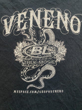 Load image into Gallery viewer, Conjunto True Musico Shirt Adult 2XL Black Faded Accordion Bud Light Music Mens