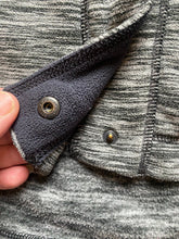 Load image into Gallery viewer, Mountain Hardwear Jacket Womens Small Gray Snaps Fleece Gorpcore Hiking Hoodie