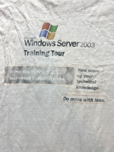 Load image into Gallery viewer, VTG Microsoft Shirt Adult Extra Large Windows Server 2003 Training Tour Y2K Mens