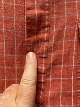 Load image into Gallery viewer, Roper Shirt Adult Extra Large Linen Blend Western Rodeo Flip Cuffs Contrast Mens