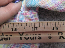 Load image into Gallery viewer, Ingrid Isabel Shirt Womens Large Multicolor Plaid Tie Front Rayon Stretch Blouse