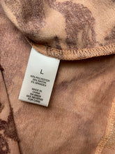 Load image into Gallery viewer, LOGO by Lori Goldstein Shirt Womens Large Lagenlook Oversized Jacquard Tunic