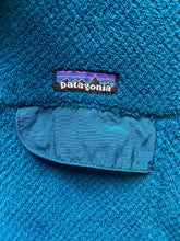 Load image into Gallery viewer, Patagonia Jacket Womens Small Teal Re-Tool Snap-T Fleece Polartec Thermal Pro