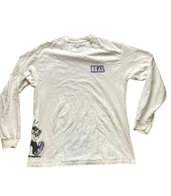 Load image into Gallery viewer, REAL Shirt Adult Medium White Wash When Dry Skateboard Streetwear Comix Mens