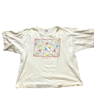 Load image into Gallery viewer, VTG Crazy Shirts Womens One Size White Hawaiian Floral Art Artsy Single Stitch