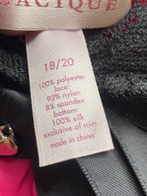 Load image into Gallery viewer, Cacique Nightgown Womens 18/20 Black Pink Lingerie Nylon Spandex Babydoll Lace