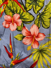 Load image into Gallery viewer, Hilo Hattie Dress Womens 12 Medium Blue Green AOP Flower Hawaiian Aloha Sheath