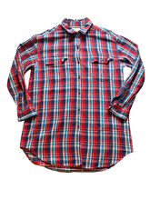 Load image into Gallery viewer, Ralph Lauren Shirt Adult Medium Red Blue Flannel Big Plaid Denim & Supply Mens