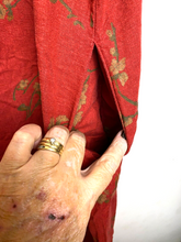 Load image into Gallery viewer, VTG Country Wear Casuals Dress W/ Jacket Womens Large Rustic Red Linen Rayon