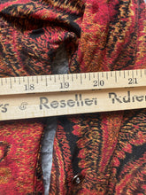 Load image into Gallery viewer, Lucky Brand Shirt Womens Medium Red Black Retro Hippie Festival Button Up Ladies