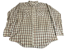 Load image into Gallery viewer, VTG Kings Road Sears Shirt Adult 3XL White Red Blue Western Pearl Snaps Cowboy