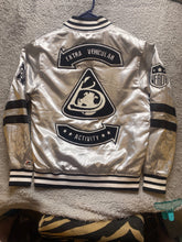 Load image into Gallery viewer, Billionaire Boys Club Jacket Adult Medium Sliver Majestic EVA Spell Out Mens NWT