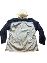 Load image into Gallery viewer, VTG The North Face Jacket Adult Large Gray Black Hoodie Windbreaker Gorpcore Men