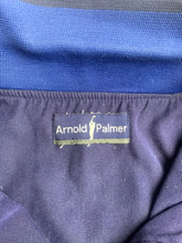Load image into Gallery viewer, Arnold Palmer Jacket Adult Medium Navy Full Zip Mock Neck Golf Windbreaker Mens
