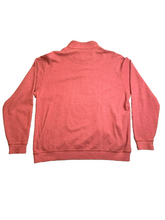 Load image into Gallery viewer, Orvis Sweatshirt Adult Large Red Cherry 1/4 Zip Mock Neck Pullover Sweater Mens