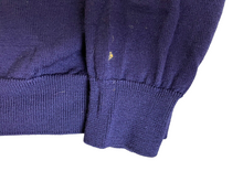 Load image into Gallery viewer, Lacoste Sweater Adult 4 (Medium) Navy Blue V-Neck Preppy Alligator Logo Mens