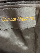 Load image into Gallery viewer, Giorgio Bissoni Suit Coat Mens 49 Black Single Breasted 100% Wool Sport Blazer