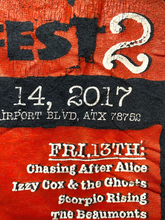 Load image into Gallery viewer, Dave Fest 2 Shirt Adult Extra Large Black Coyote Music Punk Rock Love Goth Mens