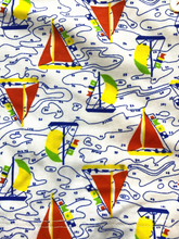 Load image into Gallery viewer, Vintage Jantzen Skirt Womens 14 (31x18) AOP Sailing Sailboat A-Line Pencil USA