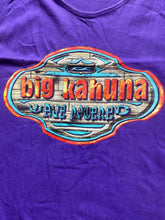 Load image into Gallery viewer, VTG Big Kahuna Shirt Adult 2XL XXL Purple Tank Wave Powered Surf Surfing 90s Men