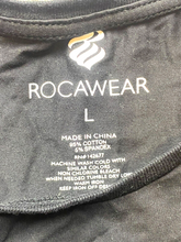 Load image into Gallery viewer, Rocawear Shirt Adult Large Black Kangaroo Pocket Side Zip Skater Streetwear Mens