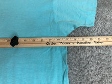 Load image into Gallery viewer, VTG Fishfry Cat Fish Races Shirt Womens Medium Light Blue Single Stitch 80s Lady