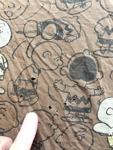 Load image into Gallery viewer, Vintage Peanuts Shirt Adult Large Brown AOP CHARLIE BROWN Cartoon Comic Mens
