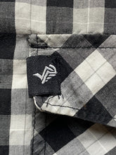 Load image into Gallery viewer, Southpole Shirt Adult 4XL Black White Checkered Double Flap Pockets Casual Mens