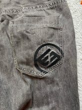 Load image into Gallery viewer, Enyce Jeans Adult 38x33 Light Black Straight Leg Baggy Hip Hop Skater Y2K Mens