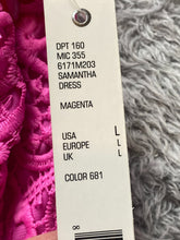 Load image into Gallery viewer, Gianni Bini Dress Womens Large Pink Crochet Lace Lined Cocktail MSRP $129 NWT