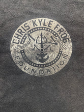 Load image into Gallery viewer, Chris Kyle Frog Foundation Shirt Adult Large Black USA Flag American Sniper Mens