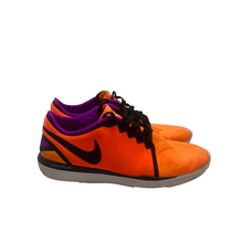 Load image into Gallery viewer, Nike Shoes Womens 9.5 Orange Black Lace Up Running Athletic Trainers Lunarlon