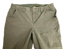 Load image into Gallery viewer, Duluth Pants Womens 16 (33x24) Utility Cropped Zip Pocket Outdoor Spandex Lady