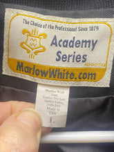 Load image into Gallery viewer, VTG Marlow White Jacket Adult Large Black Zip Up Bomber Academy Series USA Mens