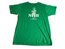 Load image into Gallery viewer, VTG NFIB Shirt Womens Medium Green Silhouette Standing Man Single Stitch 80s