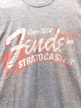Load image into Gallery viewer, Fender Shirt Adult Extra Large Stratocaster Streetwear Crew Neck Grunge Mens