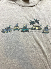 Load image into Gallery viewer, Sanibel Island Shirt Adult Large Gray Vacation Surf Surfboarding Surfer 90s Mens